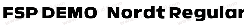 FSP DEMO   Nordt Regular Regular字体转换